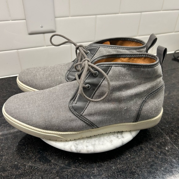 Express Canvas Gray Hightop Size 11 - Picture 6 of 7